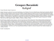 Tablet Screenshot of barasinski.kaligraf.eu