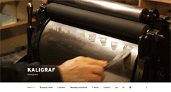Desktop Screenshot of kaligraf.com.pl